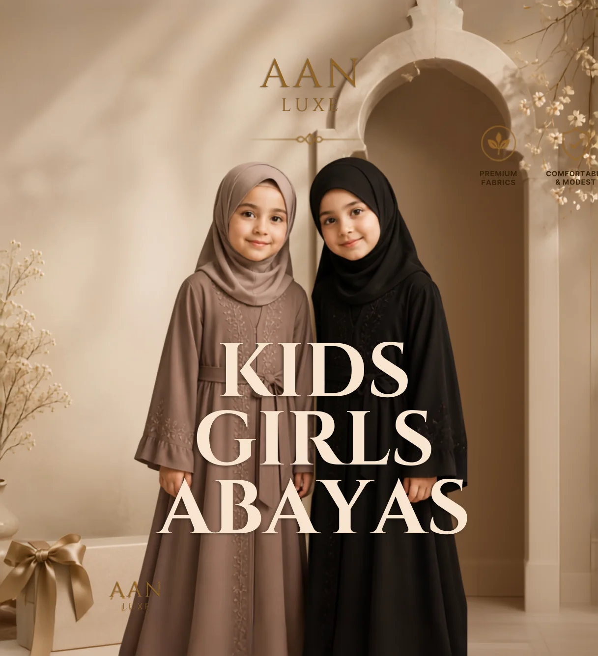 kids Girls Abayas